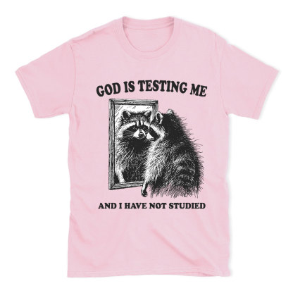 God Is Testing Me And I Have Not Studied Christian T-Shirt