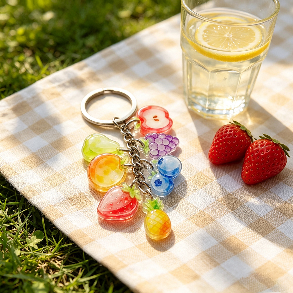 Fruit of the Spirit Acrylic Christian Keychain