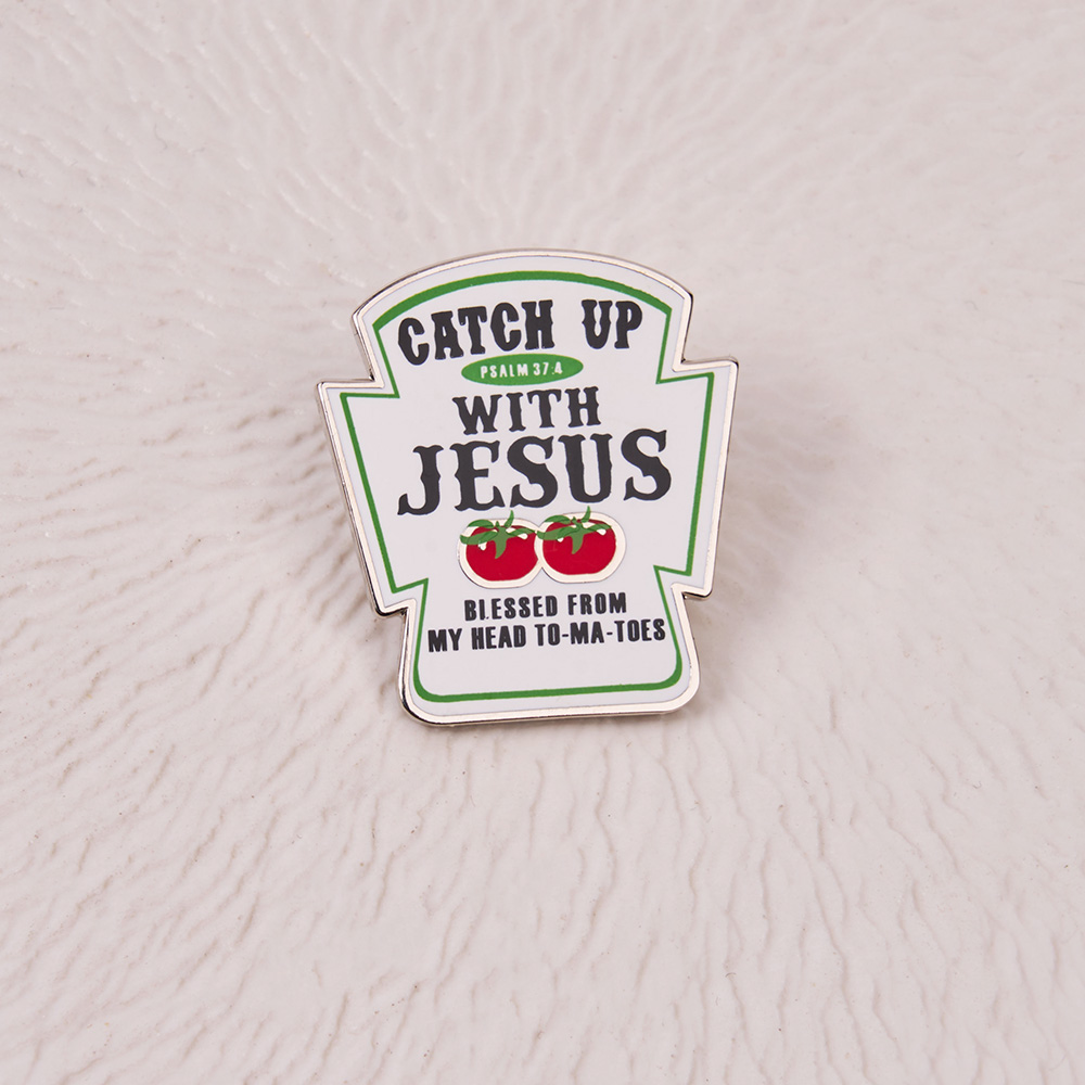 Catch up with Jesus Pin