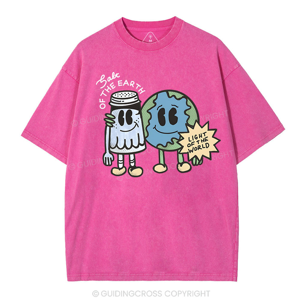 Salt Of The Earth Light Of The World Christian Washed T-Shirt