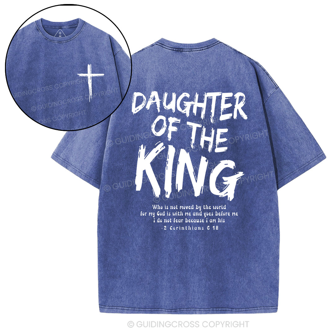 Daughter Of The King Christian Washed T-Shirt
