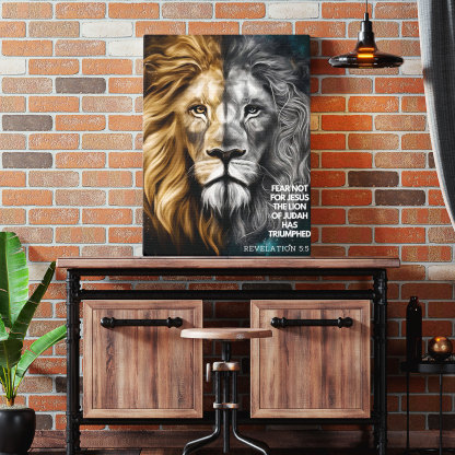  Fear Not For Jesus Christian Canvas Wall Art