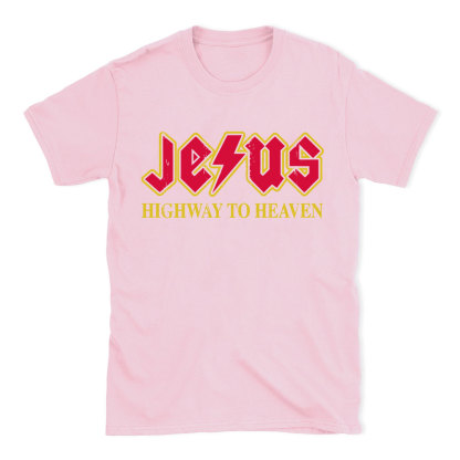Jesus Highway To Heaven Christian T-Shirt