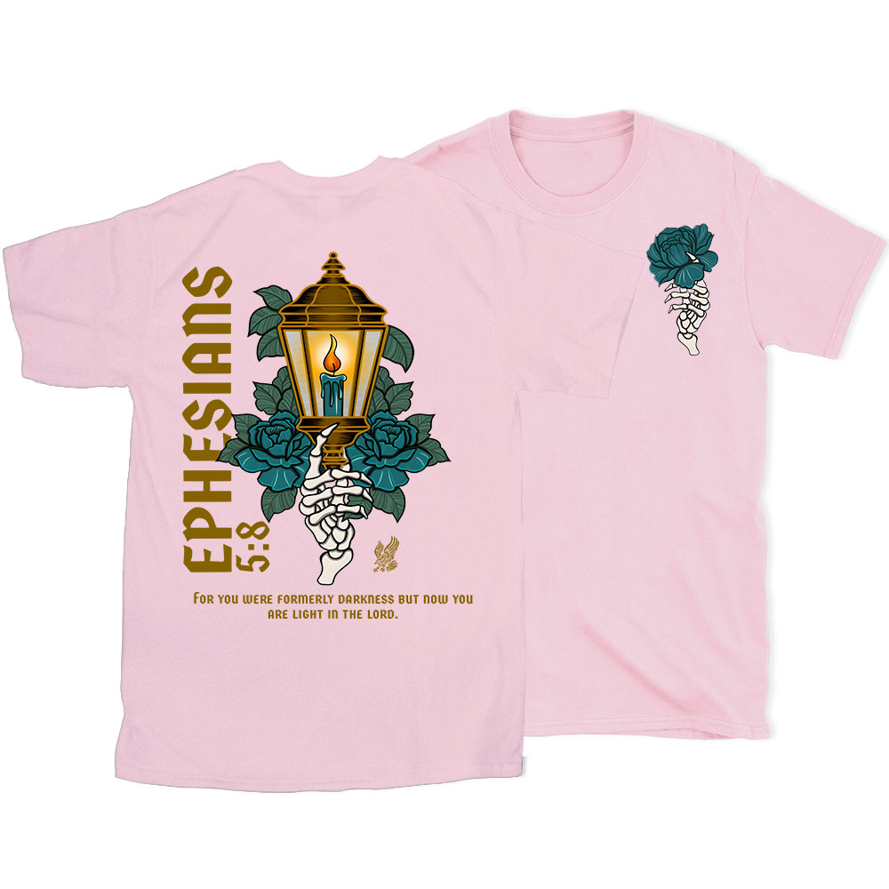 For You Were Formerly Darkness Christian T-Shirt