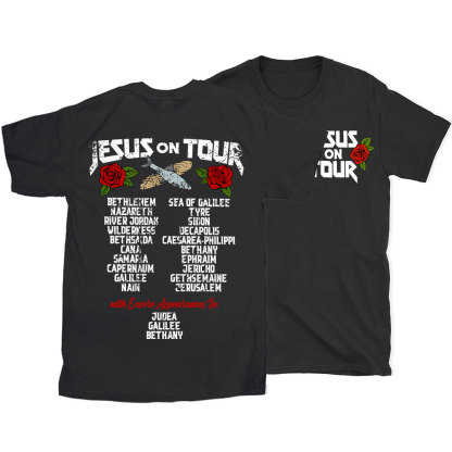 Jesus On Tour Christian T-Shirt