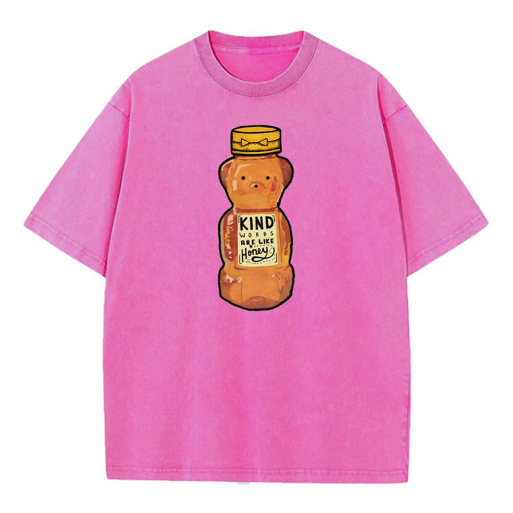 Kind Words Are Like Honey Christian Washed T-Shirt