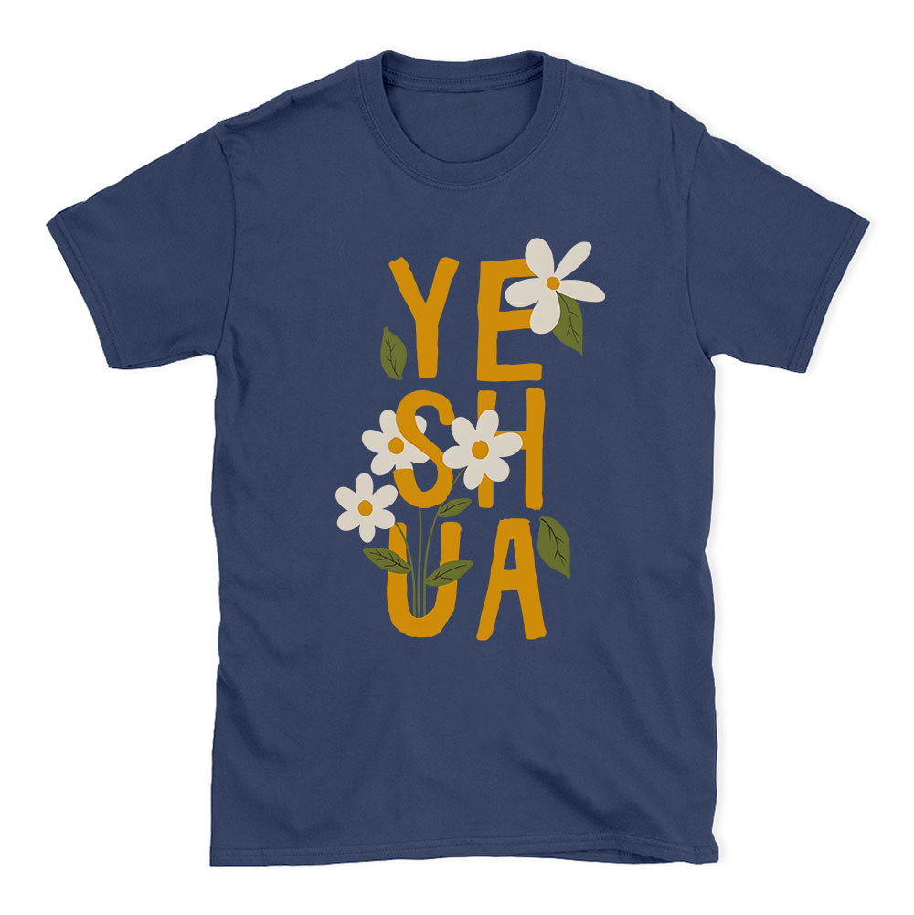 Yeshua With Flower Christian T-Shirt