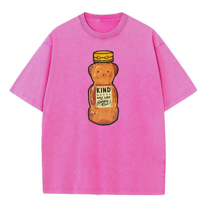 Kind Words Are Like Honey Christian Washed T-Shirt