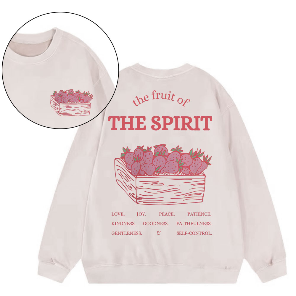The Fruit Of The Spirit Christian Washed Sweatshirt
