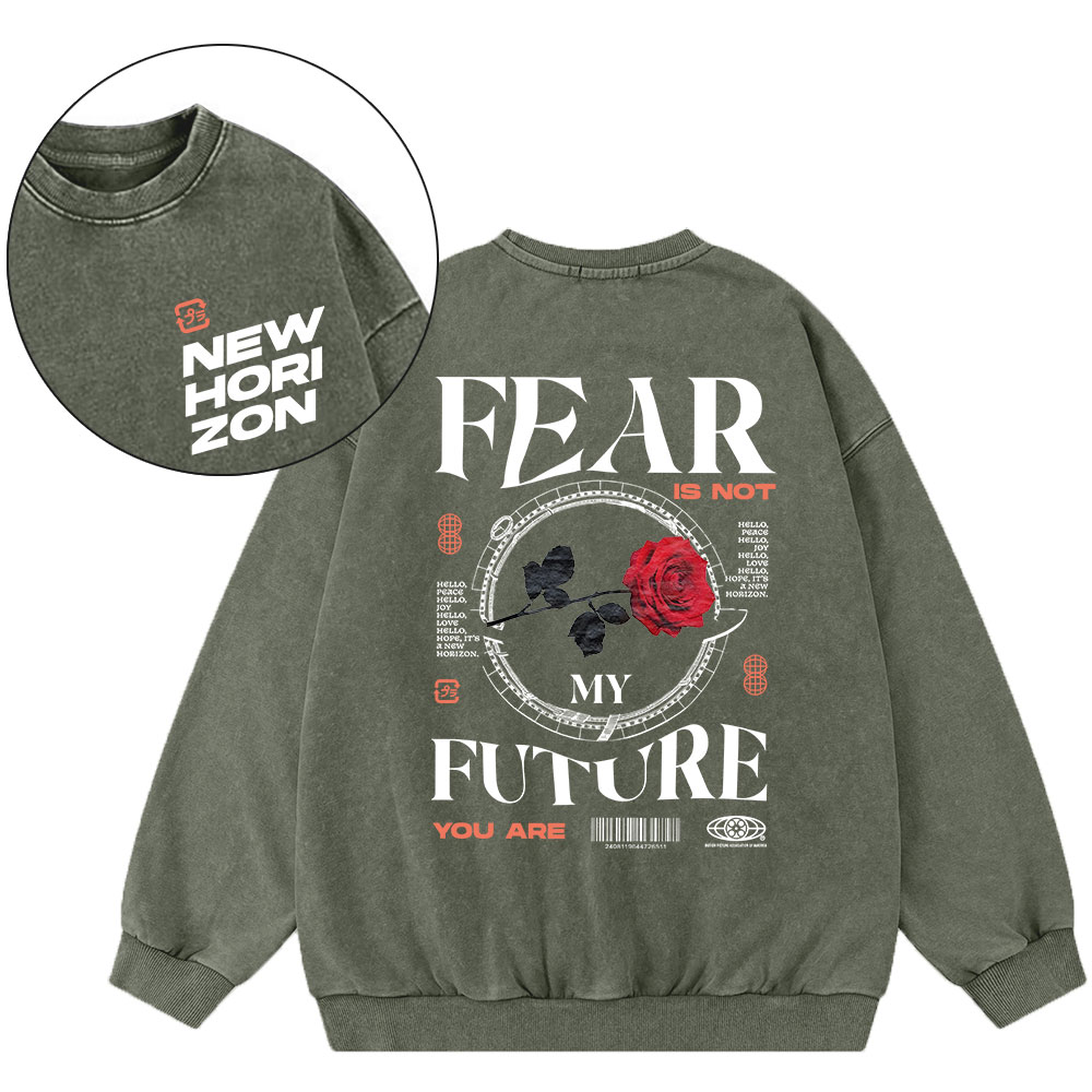 Fear Future Christian Washed Sweatshirt