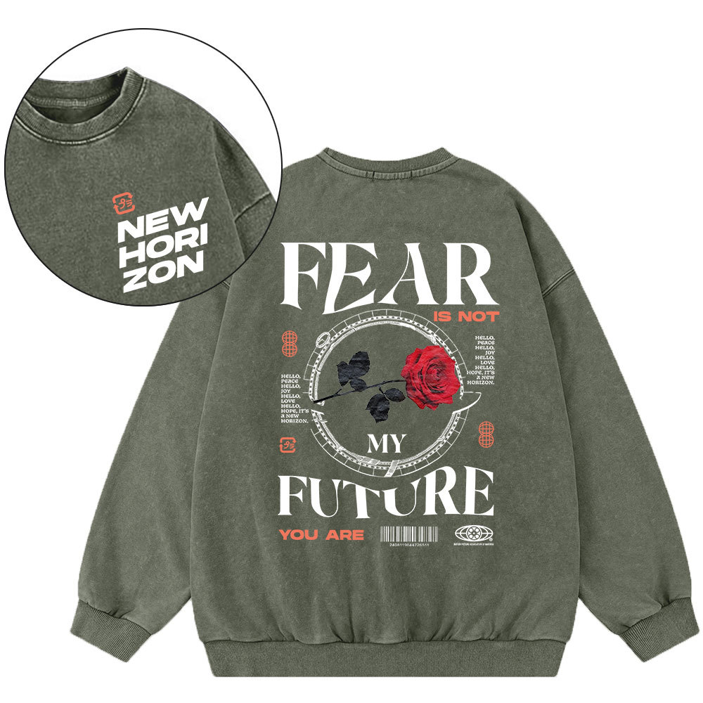 Fear Future Christian Washed Sweatshirt