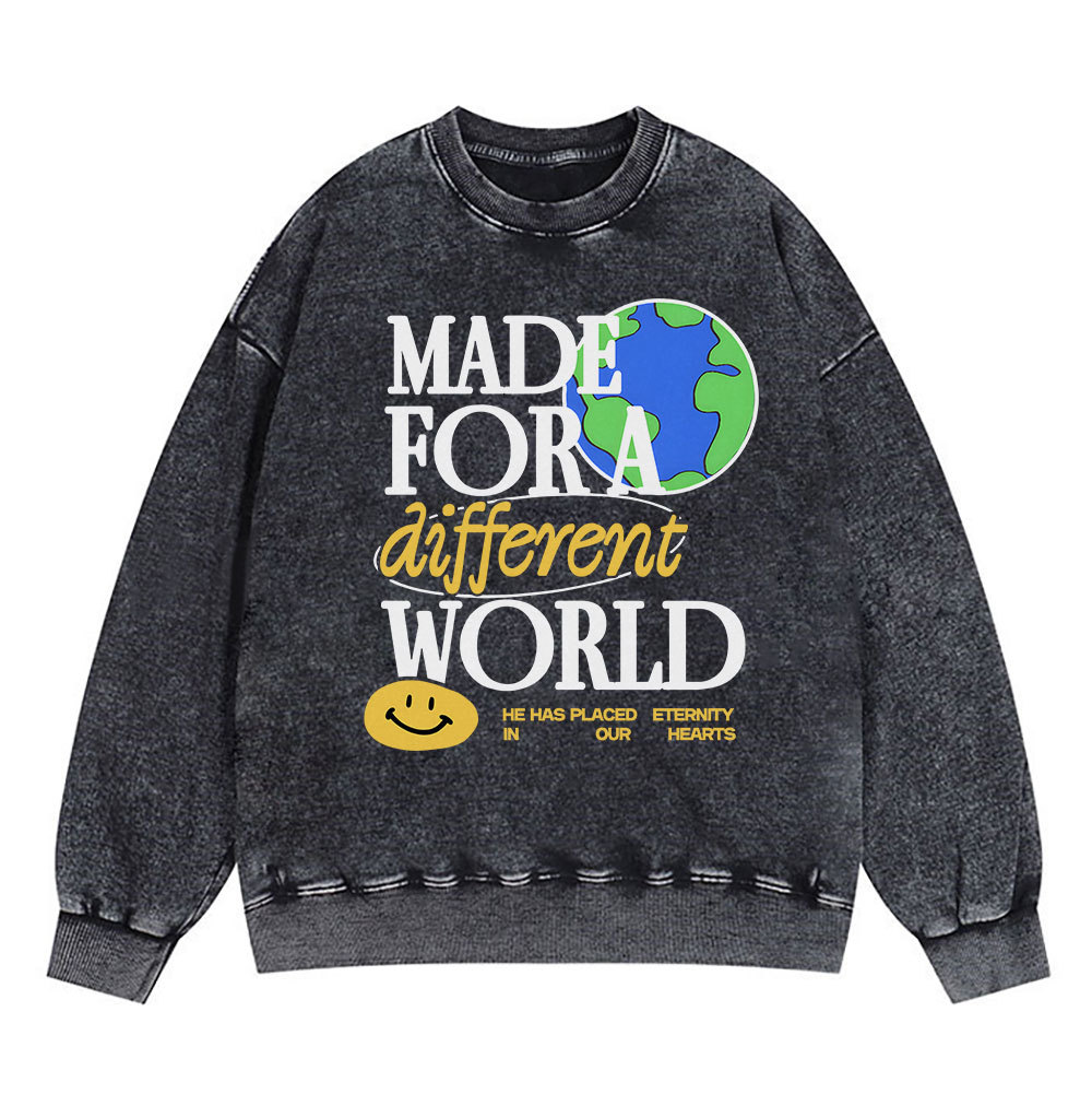 Made For Diffrent World Christian Washed Sweatshirt