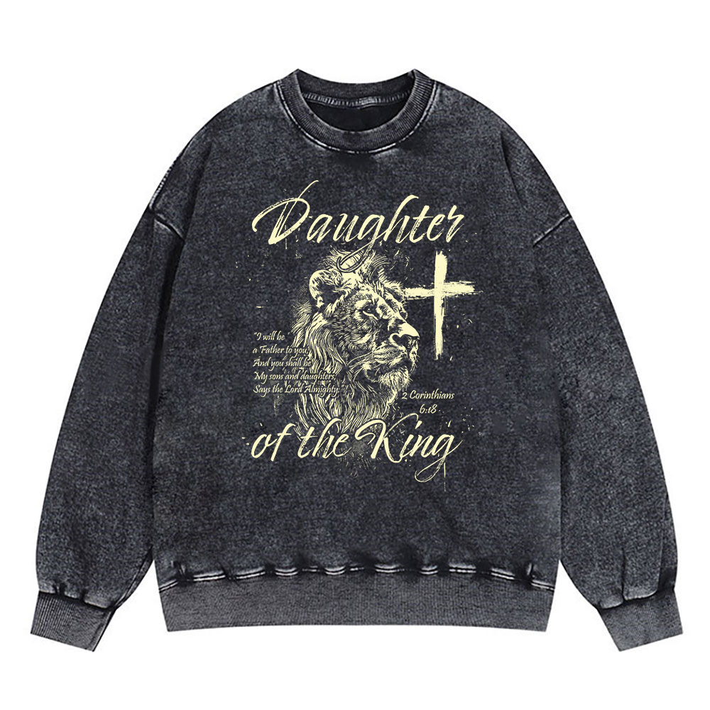 Daughter Of King Christian Washed Sweatshirt