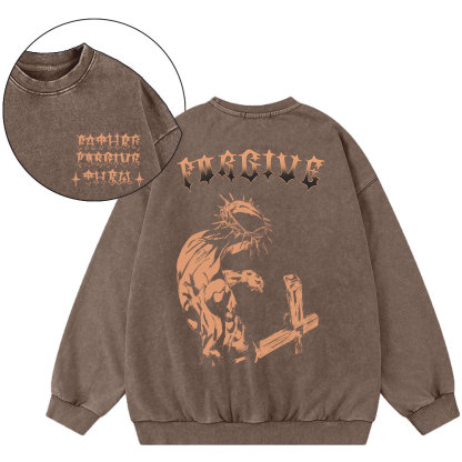 Forgiven Christian Washed Sweatshirt
