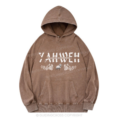 YAHWEH Christian Washed Hoodie 
