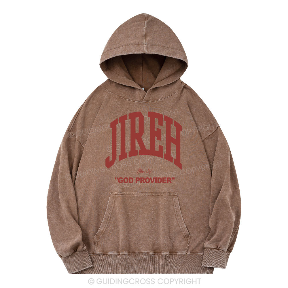 Jireh Christian Washed Hoodie 