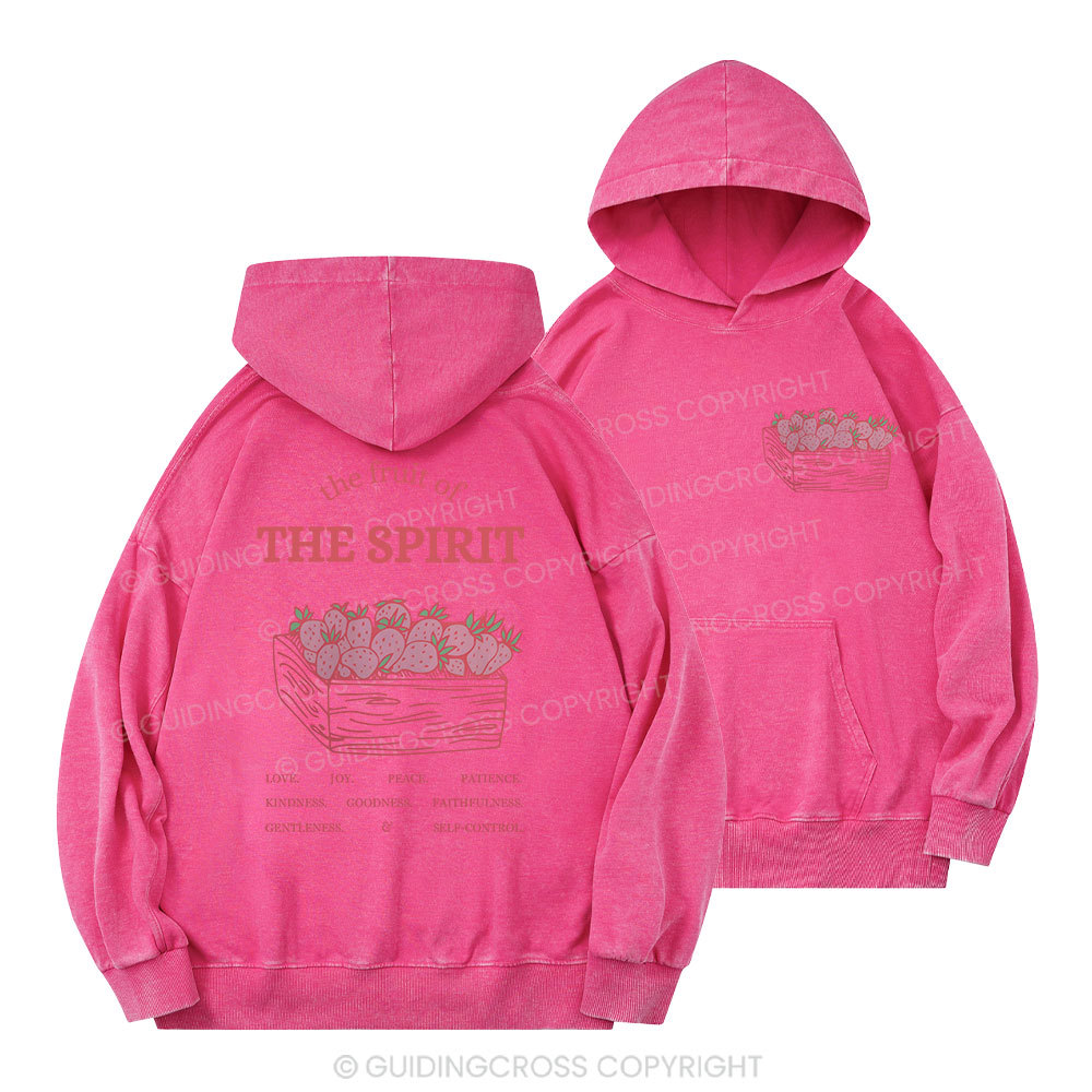 The Fruit Of The Spirit Christian Washed Hoodie 