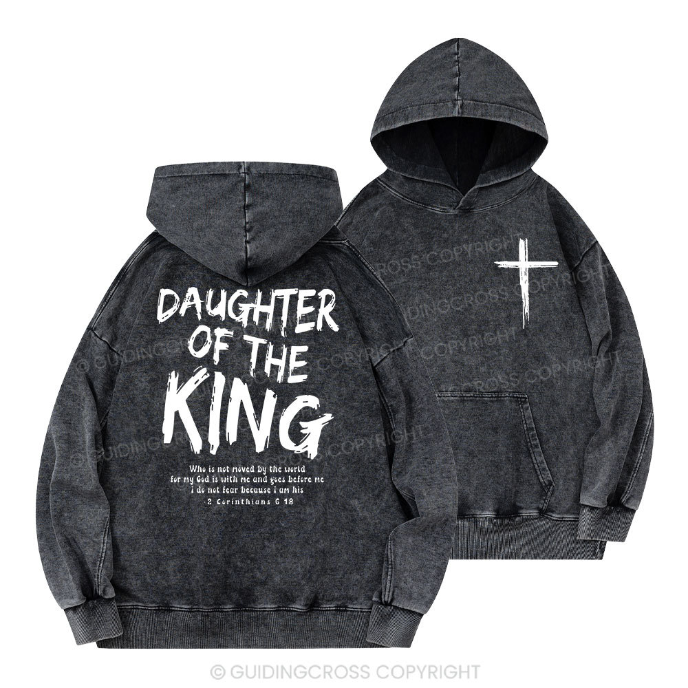 Daughter Of The King Christian Washed Hoodie