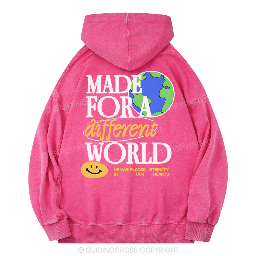 Made For Diffrent World Christian Washed Hoodie