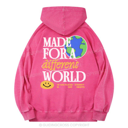 Made For Diffrent World Christian Washed Hoodie
