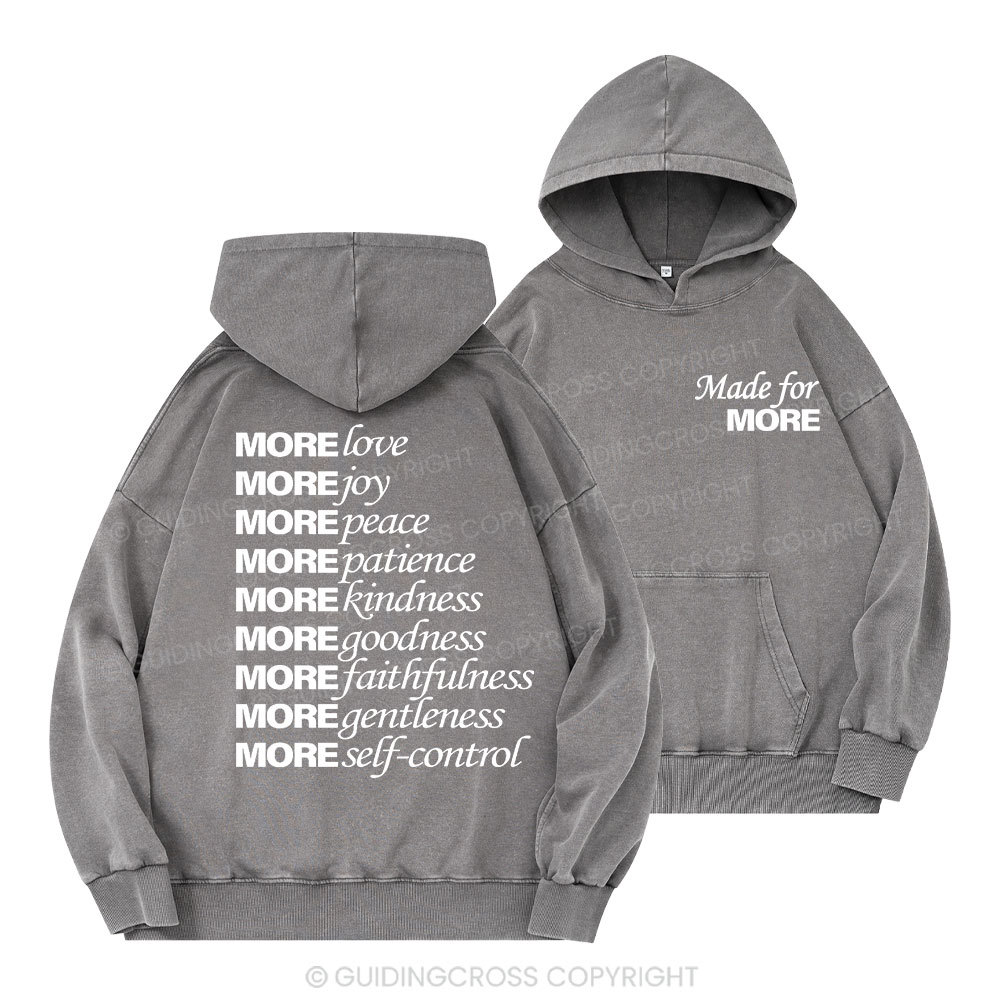 Made For More Christian Washed Hoodie