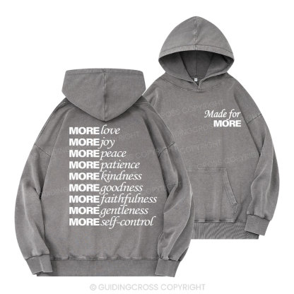 Made For More Christian Washed Hoodie