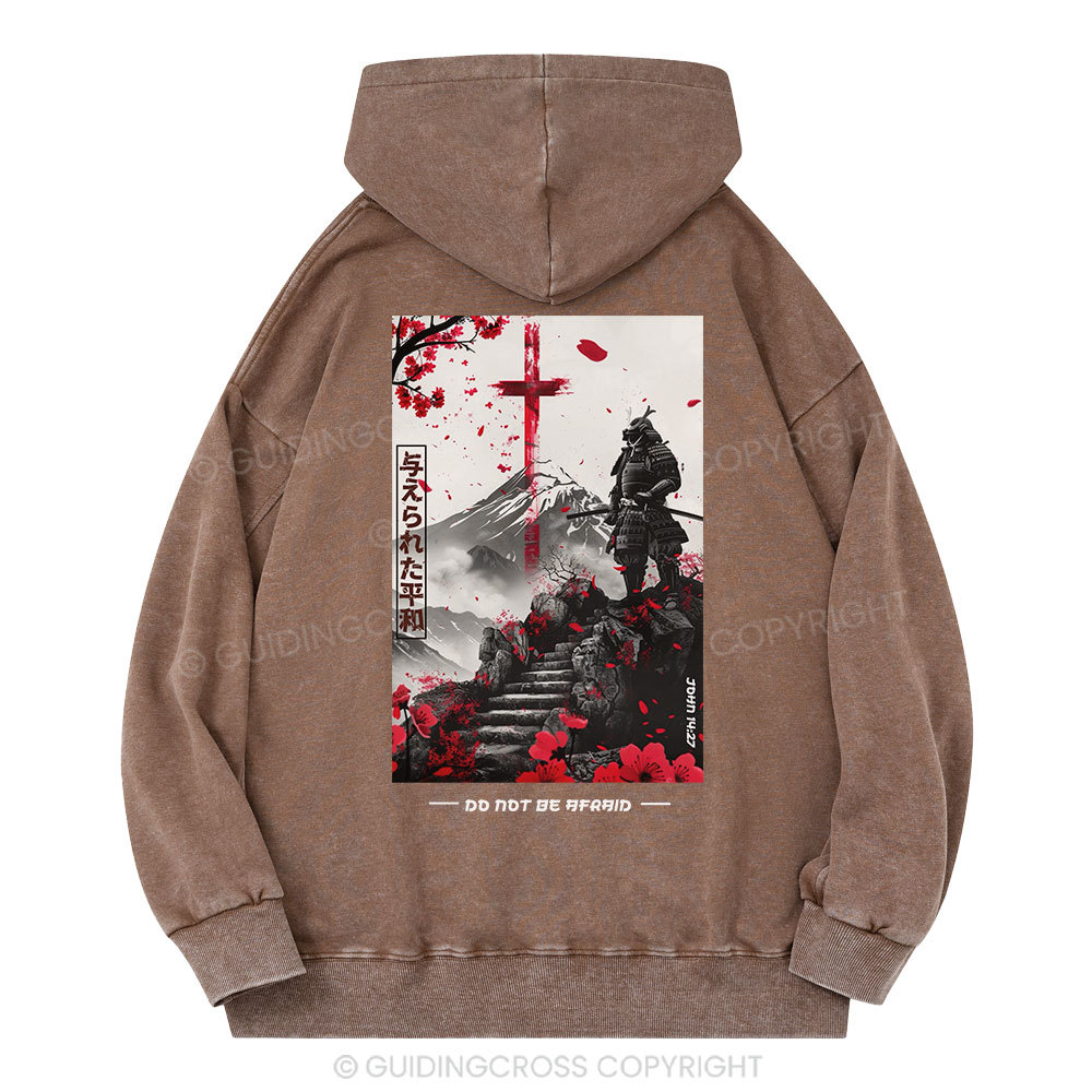 Peace Christian Washed Hoodie
