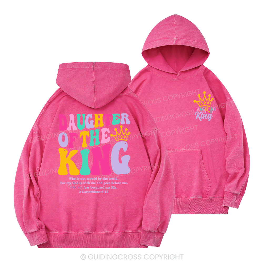 Daughter Of The King Christian Washed Hoodie