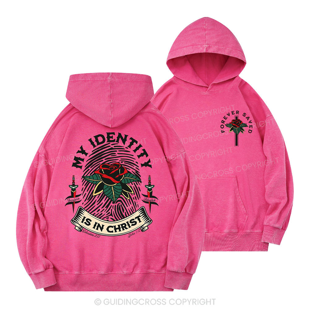 My Identity Christian Washed Hoodie