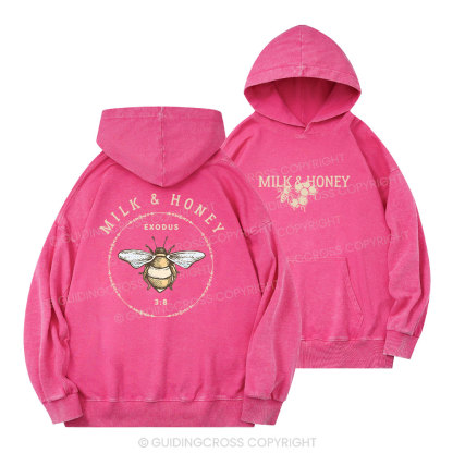Milk And Honey Christian Washed Hoodie