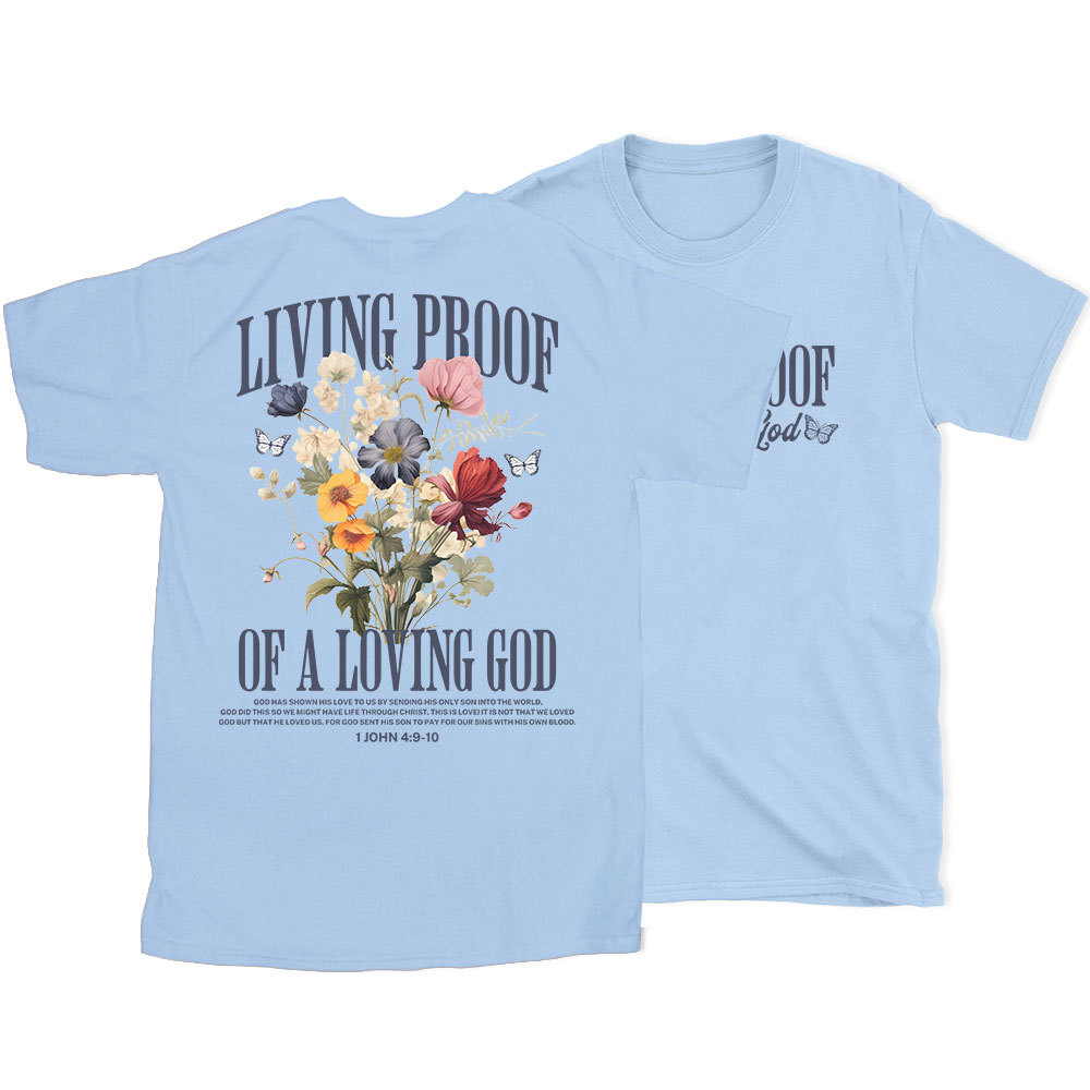 Yeshua With Flower Christian T-Shirt Sale - GuidingCross
