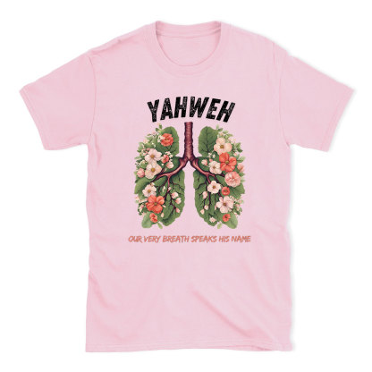 Yahweh Leaf Flower Lung Christian T-Shirt
