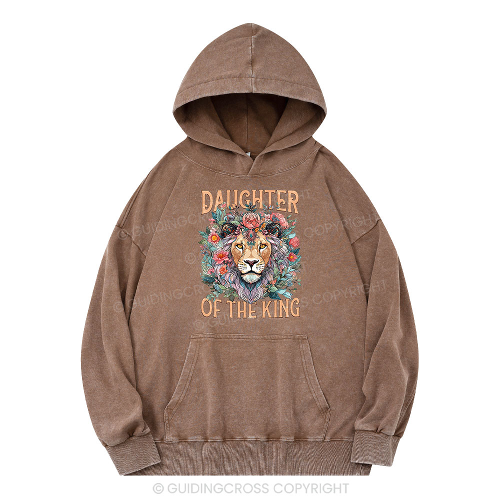 Daughter Of The King Christian Washed Hoodie