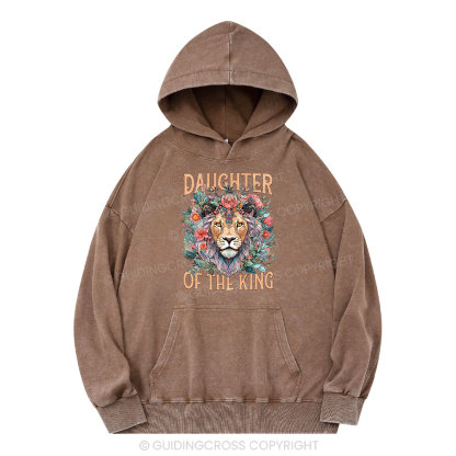 Daughter Of The King Christian Washed Hoodie