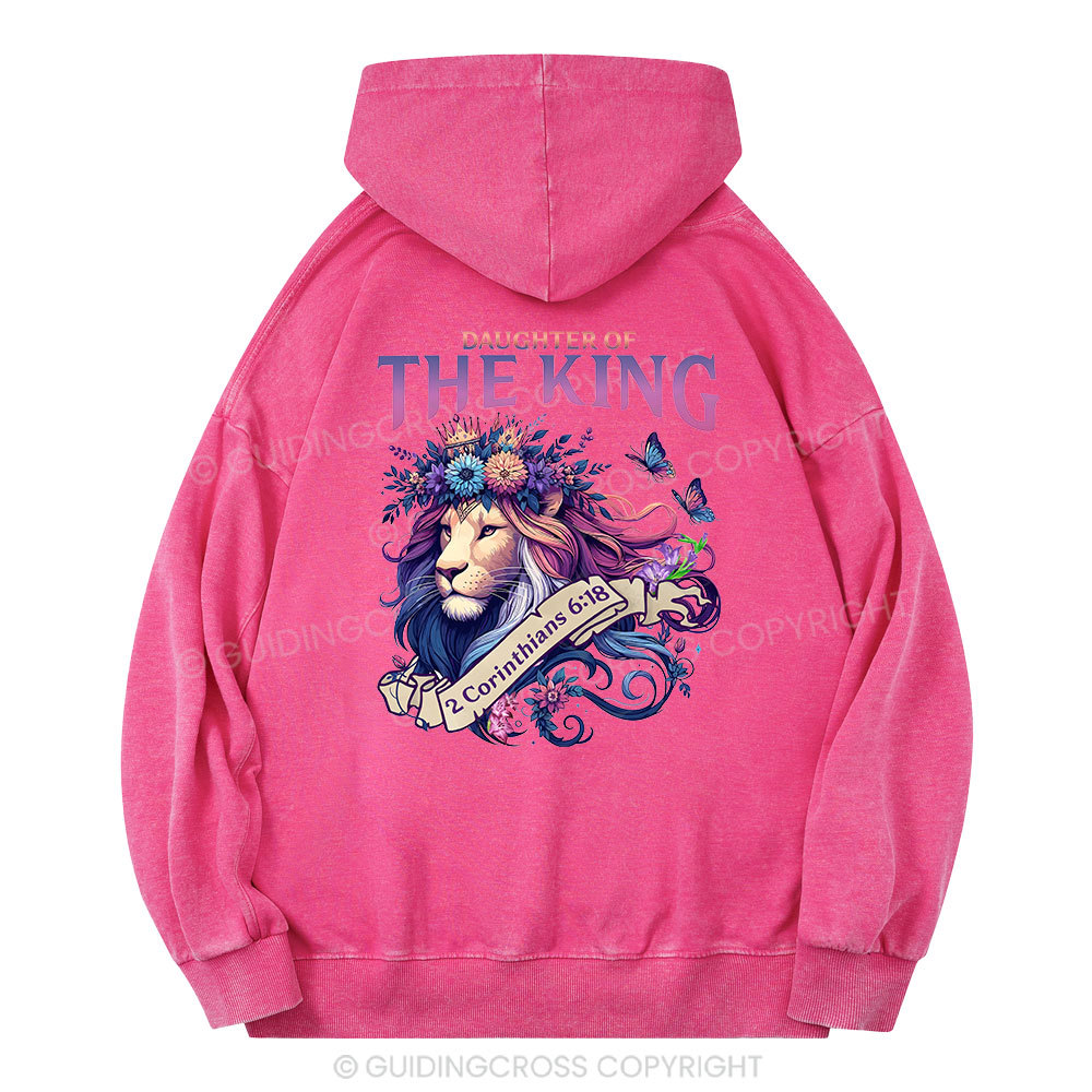 Daughter Of The King Christian Washed Hoodie