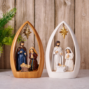 Image of Nativity Christian Resin Ornament