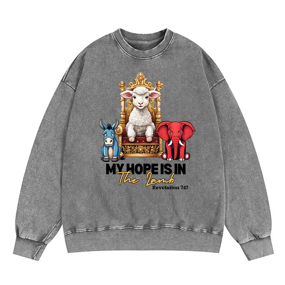 Good News Jesus Loves You Christian Washed Sweatshirt Sale - GuidingCross