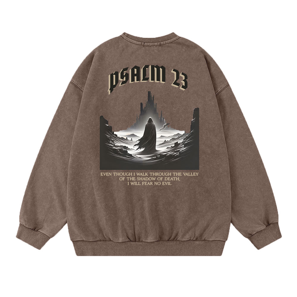 Psalm Christian Washed Sweatshirt