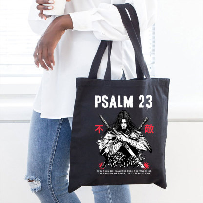 Aesthetic Mens Christian Canvas Tote Bag