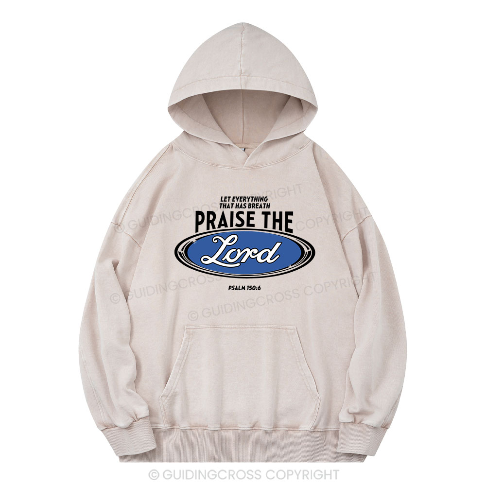 Psalm Christian Washed Hoodie Sale - GuidingCross