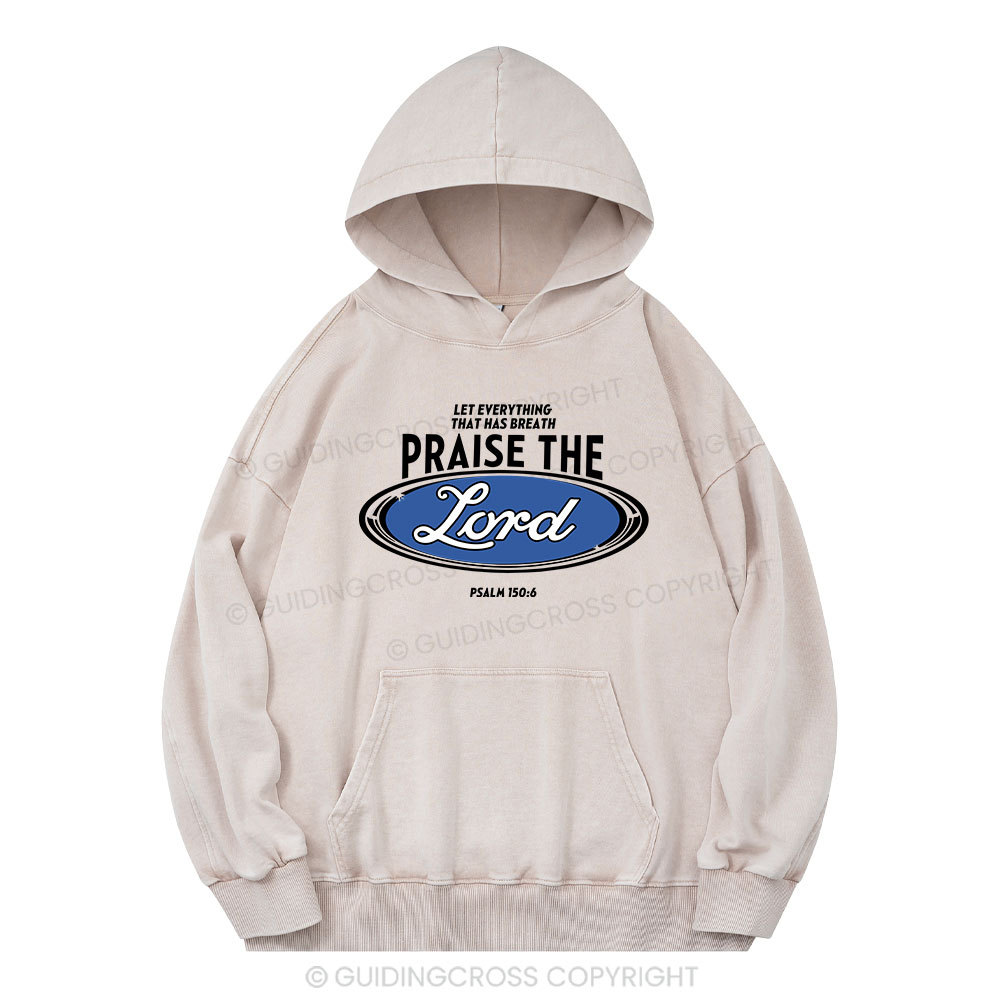 Psalm Christian Washed Hoodie Sale - GuidingCross