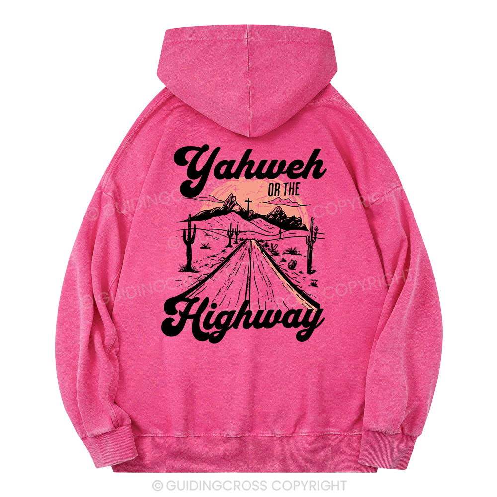 Yahweh Christian Washed Hoodie