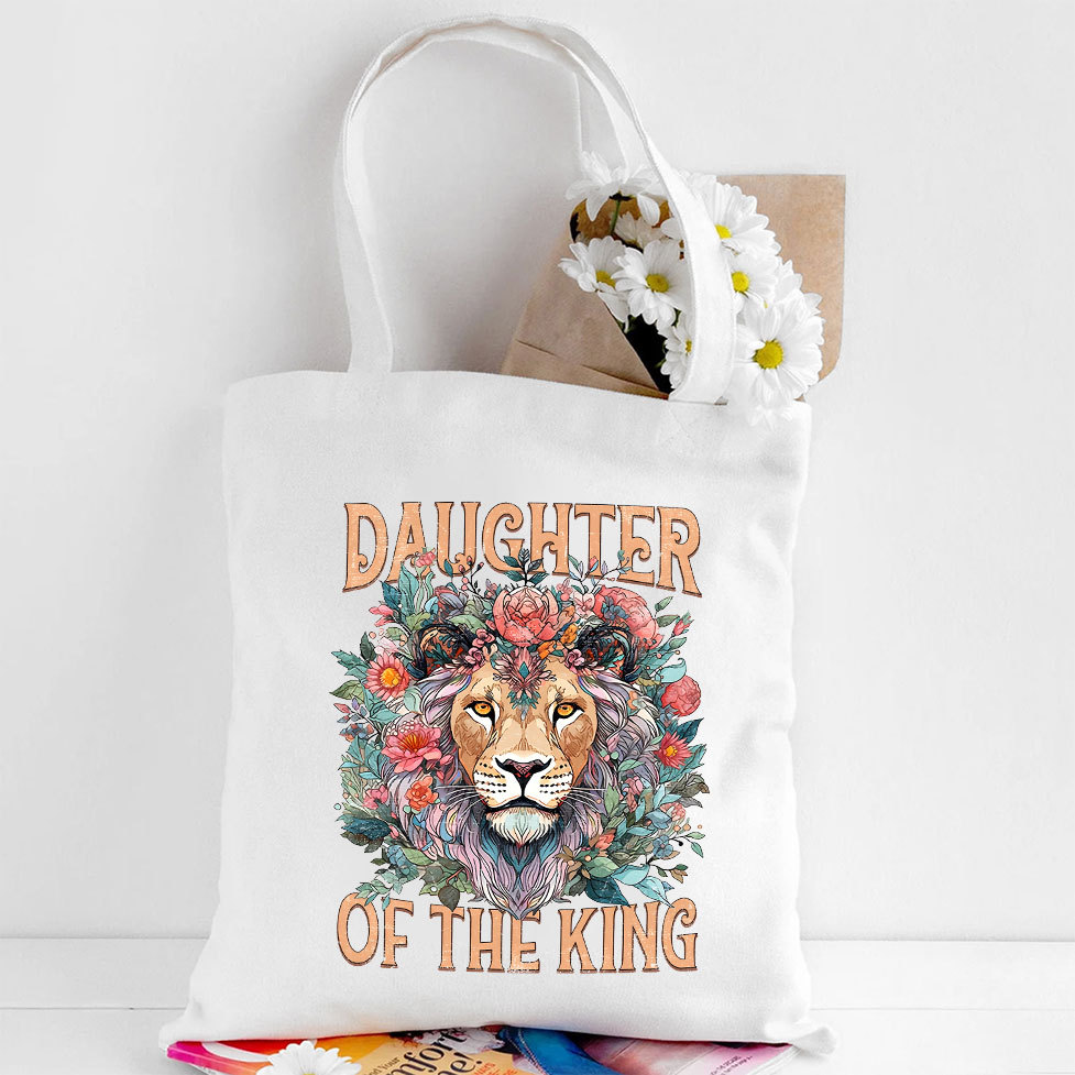Daughter Of The King Christian Canvas Tote Bag
