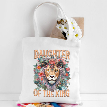 Daughter Of The King Christian Canvas Tote Bag