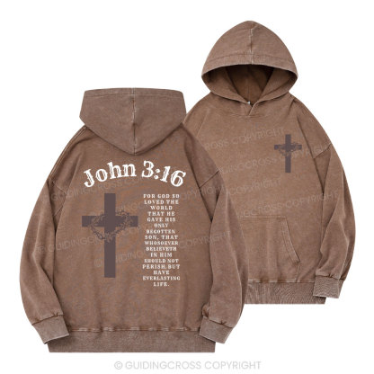 Faith Apparel Christian Washed Hoodie