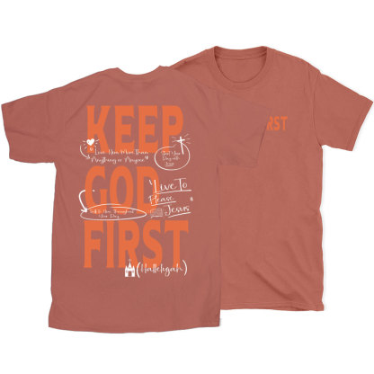Keep God First Christian T-Shirt