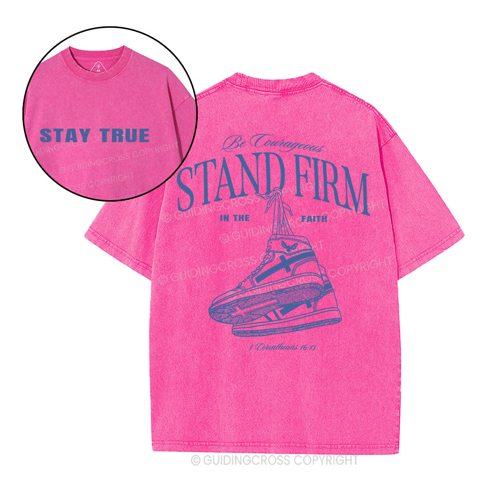 Stand Firm Christian Washed T-Shirt