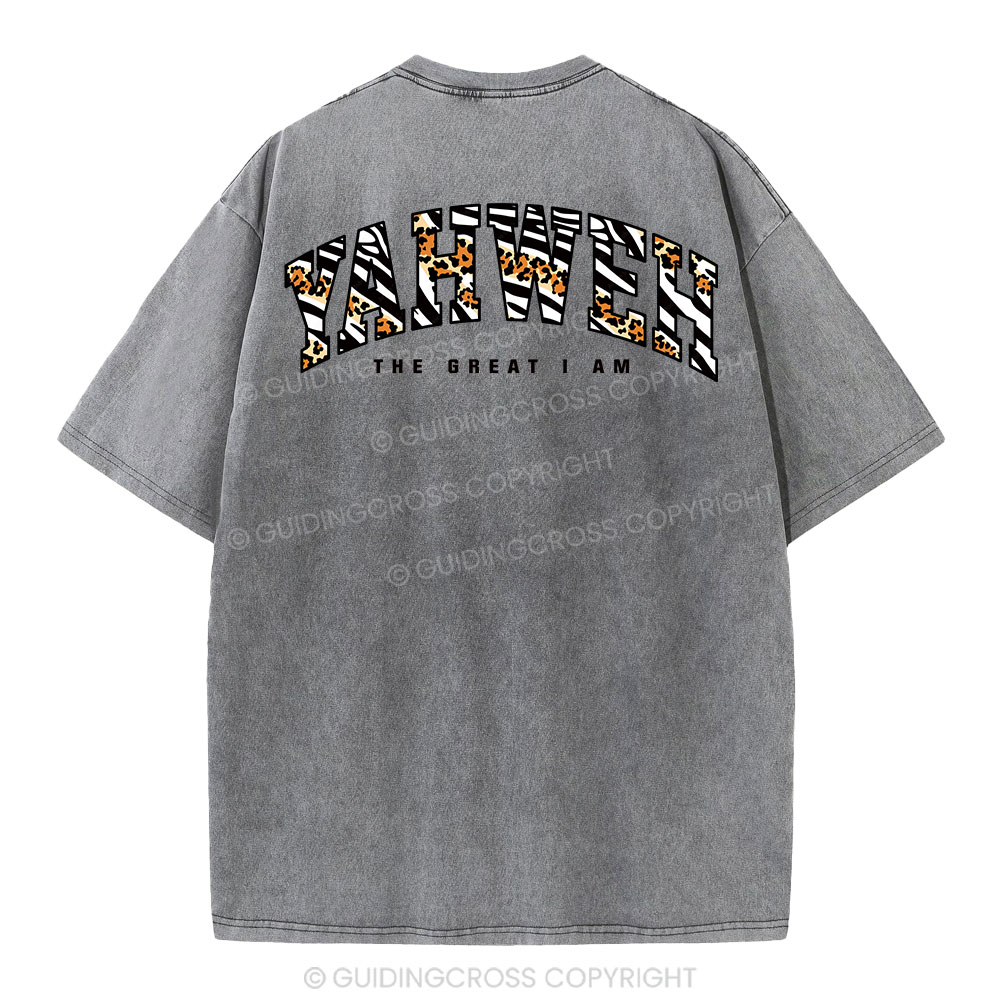 Yahweh Christian Washed T-Shirt