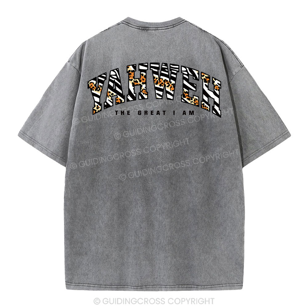 Yahweh Christian Washed T-Shirt