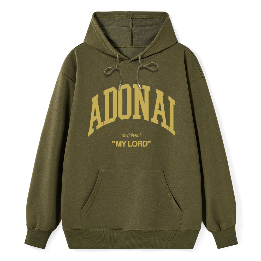 ADONAI My Lord Classic Christian Hoodie